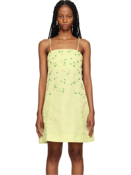 Ganni Dresses & Skirts - GANNI Beaded Nylon Mini Dress